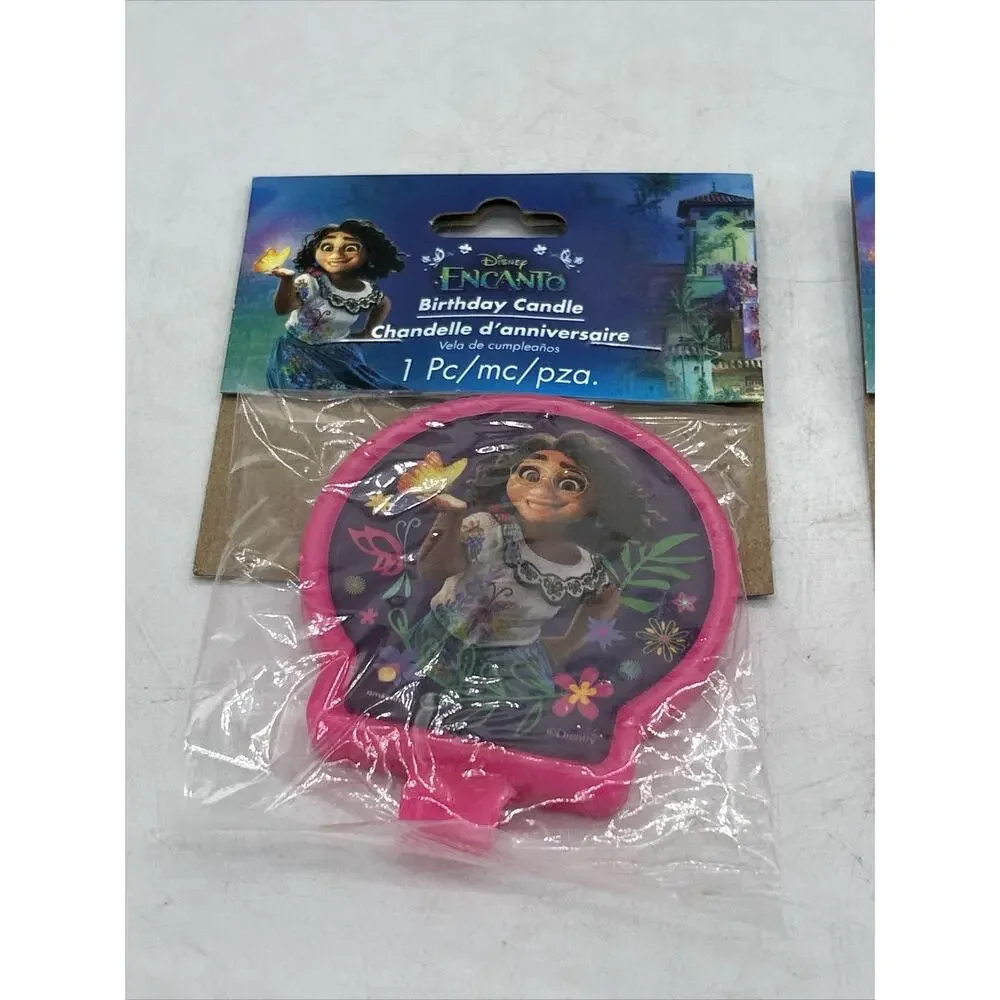 Disney Encanto Birthday Candle - Party Expo Lot Of Two Candles